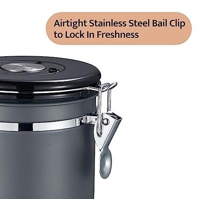 Stainless Steel Airtight Sealed Canister Coffee Bean Flour Tea