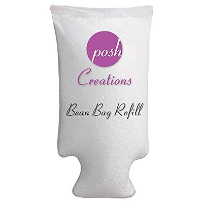 Posh Creations Filling Bean Bag Refill, 100 L, White with EZ-Pour Zipper  Spout - Yahoo Shopping