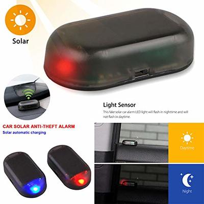 2pcs car Security Lights, car Solar Power Anti-Theft led Flashing