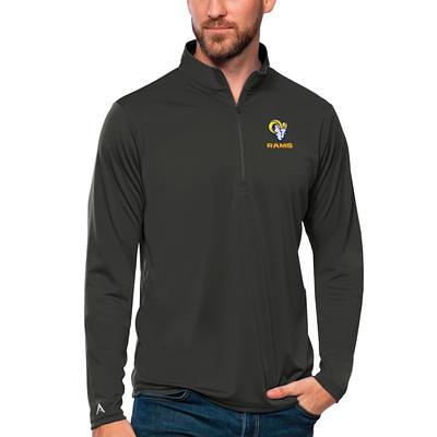 Men's Antigua Heather Navy Los Angeles Chargers Action Lightweight Pullover  Hoodie