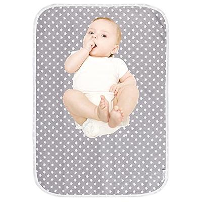 Baby Portable Changing Pad Waterproof Diaper Changing Mat Travel 3 Pack  Washable Mattress Pad Reusable Under Pads Changing Pad Liners 22 x 27.5