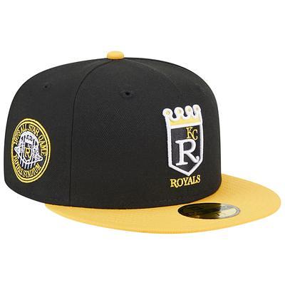Men's New Era Black Kansas City Royals Team Logo 59FIFTY Fitted Hat