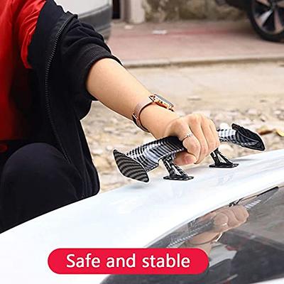  SANKING Cars Universal Mini Tiny Trunk Spoiler Auto exteriores  Rear Tail Wings ,9.8inch,Carbon Fiber,1pcs : Automotive