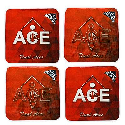 ACE Tournament Series Set of 8 Double Sided Stick and Slick Red and Blue  Cornhole Bags – Professional Size & Weight Corn Hole Bean Bag Set with  Carry Case… – CornholeAce