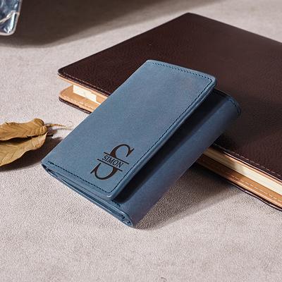 Mens Personalized Trifold Wallet