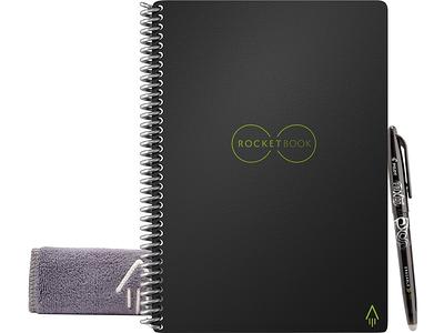 Rocketbook Fusion Smart Reusable Notebook, Black, 8.5x11, 42 pg, 7 Page  Styles