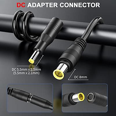  Upgraded Solar Cable to 8mm Adapter Compatible with