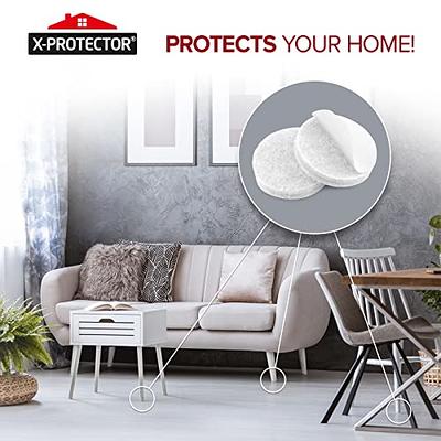Felt Furniture Pads X-PROTECTOR 8 PCS - Premium 6” x 4 3/8” Heavy
