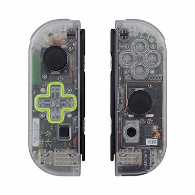 eXtremeRate Clear Atomic Purple Joycon Handheld Controller Housing