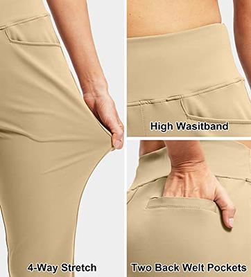 BALEAF Women's Straight Leg Golf Pants Stretch Sweatpants Pull-on
