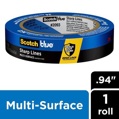 WOD PMT21B Blue Painter s Tape - 2 inch x 60 yds. Thick & Wide Masking Tape  for Safe Wall Painting Building Remodeling Labeling Edge Finishing 2 inch -  Pack of 1