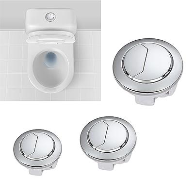 doitool Toilet Tank Buttons Dual Push Flushing Toilet Button Toilet Buttons  Replacement Toilet Flush Button Bathroom Toilet Accessories