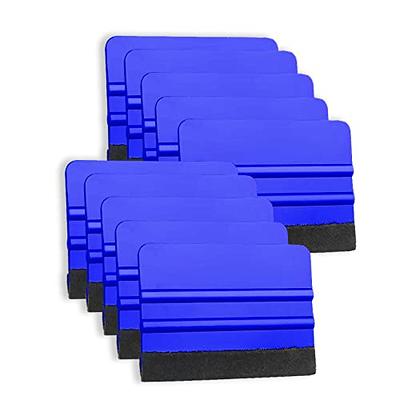 Blue Plastic Squeegee to Apply Vinyl Decals
