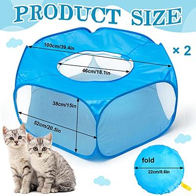 Oneluck Large Guinea Pig Cages 13.18 Square feet Habitats for 2 Pet,Indoor  DIY Accessories,with Waterproof Plastic Bottom,Playpen for Small Pet Bunny