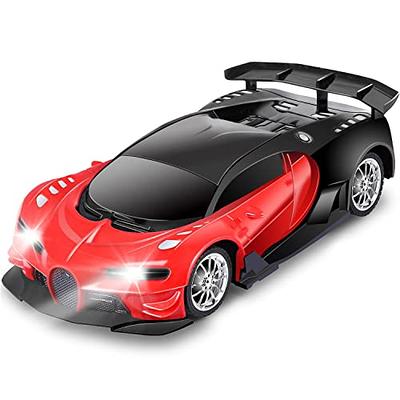 Remote Control Car RC Drift Car 1:16 Scale 4WD 18KM/H High Speed Model  Vehicle 2.4GHz with LED Lights Spray Rubber Tire Racing Sport Toy Car for