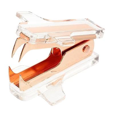 OfficeGoods 3 Piece Acrylic Desk Set - Includes Ruler, Staple Remover,  Scissors - Functional & Elegant Desk Accessories - Stationery Tools for  Home, Office, and School - Clear with Rose Gold Metal - Yahoo Shopping