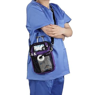 Nurse Fanny Pack, Multi-Compartment Nurse Bag Nursing Pocket Organizer Belt Nursing  Accessories Pouch Waist Pack for Nurses,Purple 