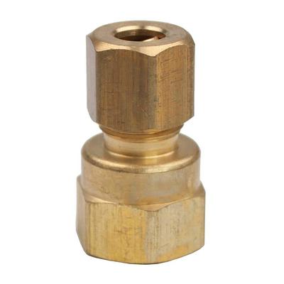 1/4 in. O.D. x 1/4 in. FIP Brass Compression 90-Degree Elbow Fitting  (5-Pack)