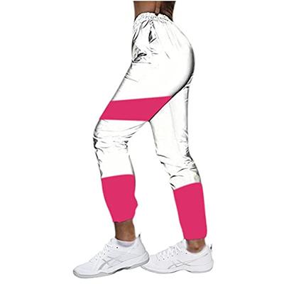 Mens Sweatpants Night Running Reflective Pants Workout Joggers Sport  Trousers