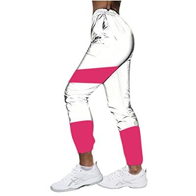 Women Sweatpants Flash Reflective Joggers Pants Hip Hop Dance Show