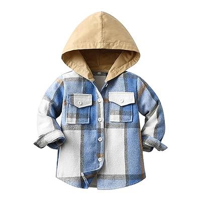 OshKosh B'gosh Toddler Boys' Plaid Long Sleeve Flannel Shirt