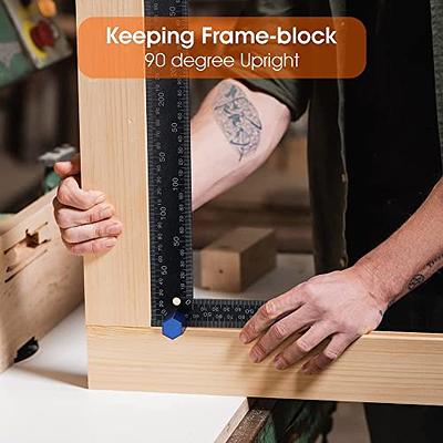 (Black)Stair Gauge Framing Jig For Framing Square And Rafter Framing Square