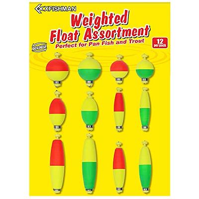 THKFISH Fishing Bobbers Cigar Peg Floats EVA Foam Weighted Bobbers