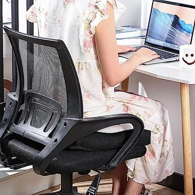 Large Seat Cushion for Office Chairs - Memory Foam Chair Cushion