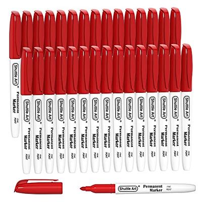 Crtiin 120 Pcs Ultra Fine Permanent Marker Bulk Ultra Fine Point Permanents  Marker Set Fine Tip Pens Fine Point Marker Pens Works on Plastic, Wood,  Stone, Metal and Glass(Multicolor) - Yahoo Shopping