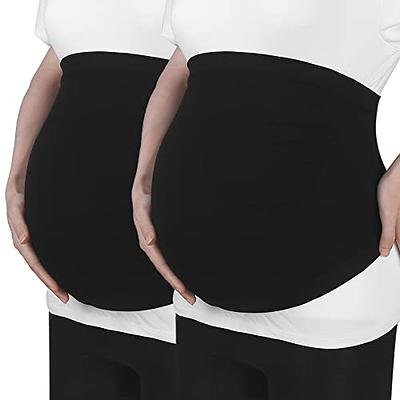 MUSIDORA Maternity Belly Band Pants Extender for Pregnant Women Pregnancy  Bands for Jeans Pregnancy Band (White+Black+Grey M) - Yahoo Shopping