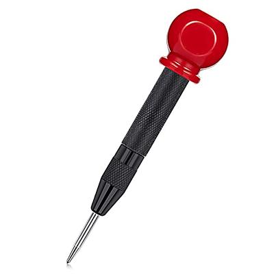 Cobee Spring Loaded Center Punch, Automatic Center Punch Anti-Slip Punch  Tool Heavy Duty Center Hole Punch for Metal Wood Plastic - Yahoo Shopping