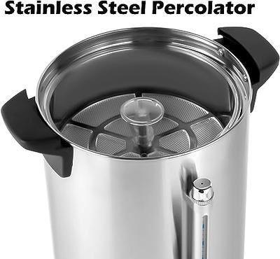 Commercial Coffee Urn, Quick Brewing Stainless Steel Large