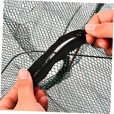 Crab Net,Crab Basket Crab Traps for Fishing,Portable Folded  Fishing Net Fishing Basket Fishing Cage with Rope,Folded Fishing Mesh Trap  for Minnows,Crab,Crawfish, Shrimp (1pcs) : Sports & Outdoors
