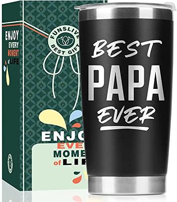 Papa Bear - Unique 10 Oz Rocks Glass Or Old Fashioned Funny Dad