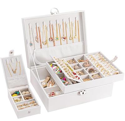 Coobest Jewelry Box, 3 Drawer Jewelry Holder Organizer, Jewelry