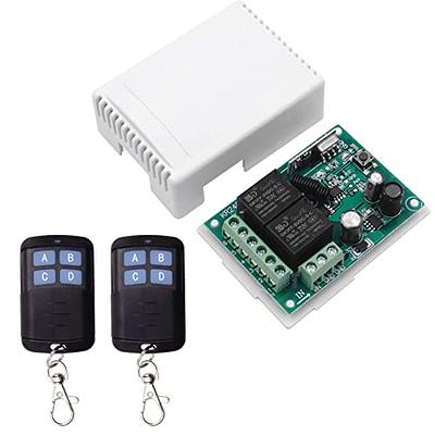 Compact Wireless Light Switch Transmitter + Receiver for Lamp RF Remote  Control