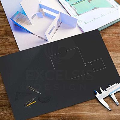 Excelsis Design 15 Pack Foam Board 20x24 Inches, Black Foam Board 3/16  Inch Thick Black Core Mat