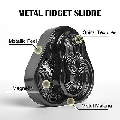 YANZHE Metal Fidget Slider,Triangle Magnetic Fidget Slider, EDC Metal  Fidget Slider Toys,Fidget Toys Adults for Stress and Anxiety Relief，Magnetic  Metal Fidget Slider Toy Suitable for Office (Black) - Yahoo Shopping