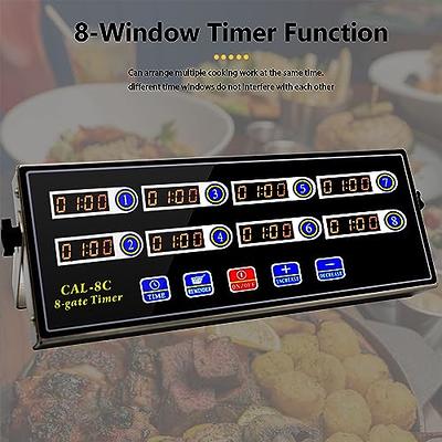 Commercial Kitchen Timers - 8-channel Digital Timer For Cooking And Fryer  Reminder