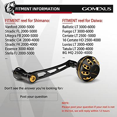 GOMEXUS Power Handle Compatible for Shimano Twin Power FD Sustain