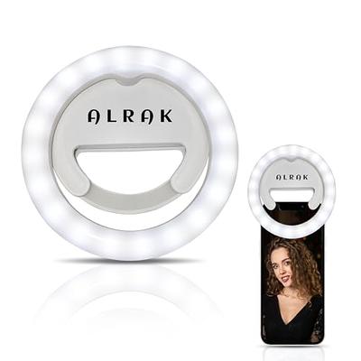 Selfie ring light for phone - Rechargeable Cell Phone Ring Light, Clip On  Ring Light -Phone, Android, Laptop Camera - 3 Adjustable Led Light Modes  Phone Light