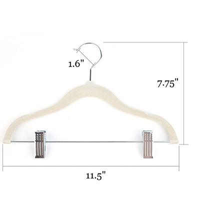 Finnhomy Non-Slip Clothes Hangers for Baby and Kids 30-Pack