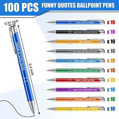 Funny Sarcastic Ballpoint Pens, Office Snarky Touch Screen Stylus