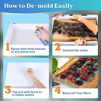 Rectangle Molds - Silicone & HDPE Molds For Wood & Resin – Crafted