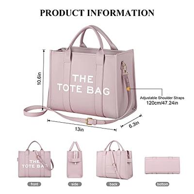  JQAliMOVV The Tote Bags for Women - Large PU Leather