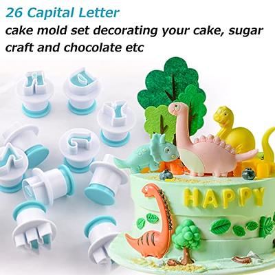 6Pcs/Set Alphabet Stamps Cake Decorating Set - Number Cookie