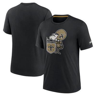 Women's Nike Heather Black New Orleans Saints Primary Logo Fashion Top Size: Extra Small