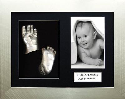 3D Baby Casting Kit, Silver Frame / Black 3 hole mount / Metallic Silver  Paint by BabyRice - Yahoo Shopping
