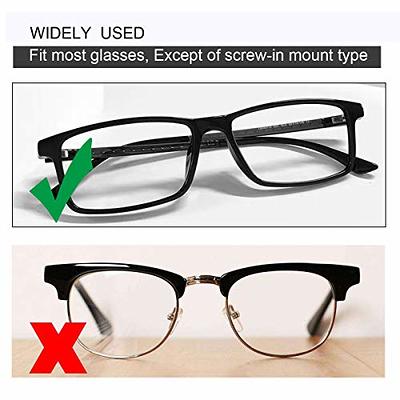 Eyeglass Nose Pads, Anti Slip Nose Pads for Glasses with Super Sticky  Backing, Soft Silicone Adhesive Glasses Nose Pad (20 Clear Pairs)