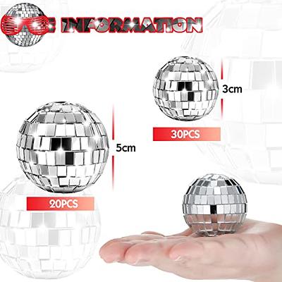 Disco Ball 2 Pack Heart-Shaped Disco Balls for Party Mirror Hanging Disco  Ball Decorations Room Bar KTV Home Decor